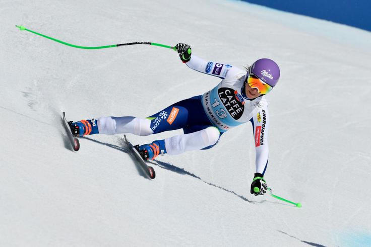 Ilka Štuhec se je počutila slabo in slalomskega dela kombinacije ni odpeljala. | Foto: Getty Images