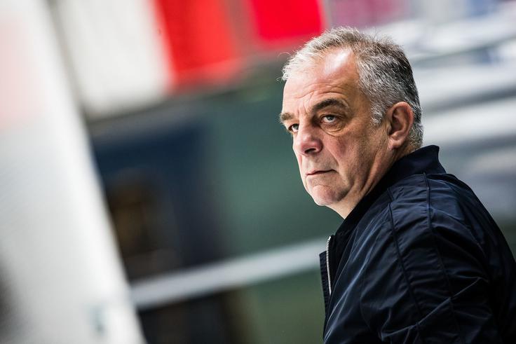 "Vesel sem, da smo v teh štirih treningih naredili to, kar sem danes videl. To je najbolj pomembno. Dali smo jim smernice, fantje pa so to upoštevali. To je zame največja zmaga danes. Lahko rečem, da sem zadovoljen," je po zmagi dejal selektor Matjaž Kopitar. | Foto: Grega Valančič/Sportida