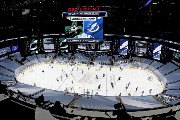 NHL finale: Dallas Stars - Tampa Bay Lightning | Ljubitelji hokeja na ledu prihodnje leto ne bodo mogli spremljati dveh zelo priljubljenih dogodkov v ligi NHL. | Foto Reuters