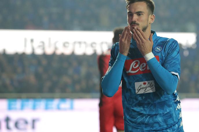 Fabian Ruiz | Napoli se je veselil zmage v Bergamu. Prvi gol za goste je prispeval Fabian Ruiz. | Foto Getty Images