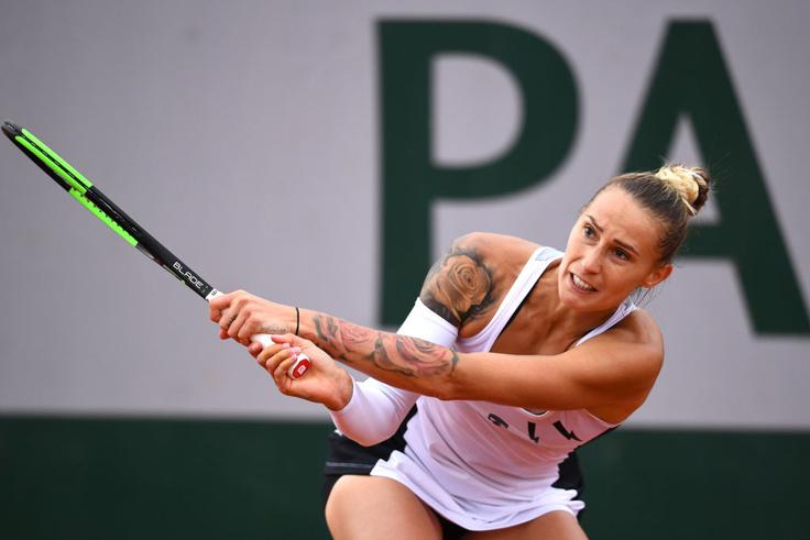 V konkurenci ostaja le še Polona Hercog. | Foto: Gulliver/Getty Images