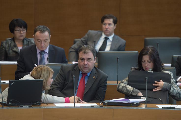 Krivec je v imenu predlagateljev današnje izredne seje ob koncu ocenil, da je bil fokus današnje razprave skozi analizo, kaj je šlo v požaru v Kemisu narobe, najti neke rešitve. Kot je ugotovil, so se strinjali, da je bilo veliko napak, ki jih bo treba odpraviti. | Foto: Matej Leskovšek
