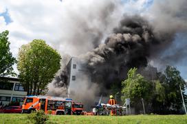 Požar v Nemčiji, gasilci