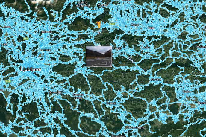 Google Maps | Slovenija je s storitvijo Ulični pogled pokrita kar solidno. Vključene so tako rekoč vse glavne in številne stranske ceste. | Foto Matic Tomšič / Posnetek zaslona