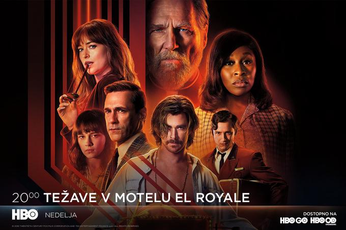 Sedem neznancev, vsak s svojo zakopano skrivnostjo, se sreča v zapuščenem motelu El Royale s temno preteklostjo na jezeru Tahoe. V eni usodni noči bo vsak od njih imel zadnjo možnost odrešitve, preden gre vse k vragu. Zvezdniško igralsko zasedbo filma sestavljajo Chris Hemsworth, Jeff Bridges, Dakota Johnson in Jon Hamm. • Premiera: v nedeljo, 12. 5., ob 20. uri na HBO.* │ Film bo na voljo tudi na HBO OD/GO.

 | Foto: 