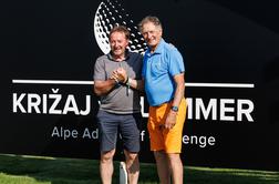 Bojan Križaj slavil na dobrodelnem golfskem dvoboju