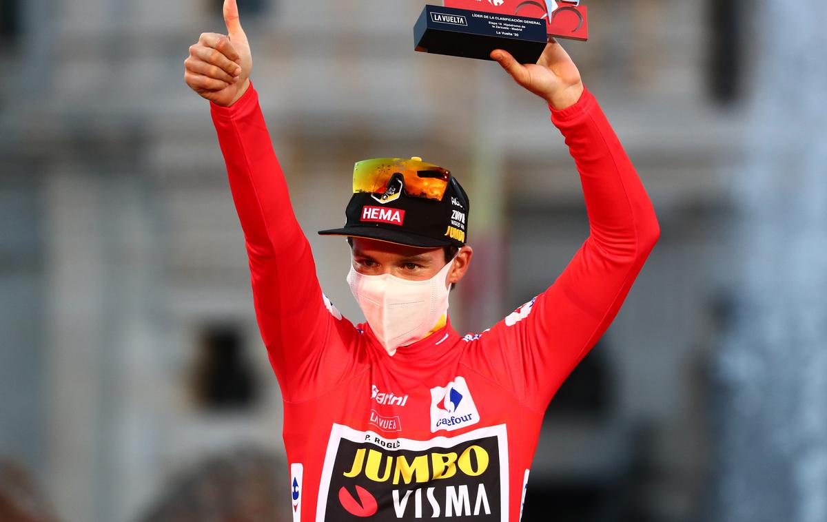 Primož Roglič - Vuelta 2020 | Primož Roglič je letos še drugič tlakovat pot do velike zmage na Vuelti. | Foto Reuters