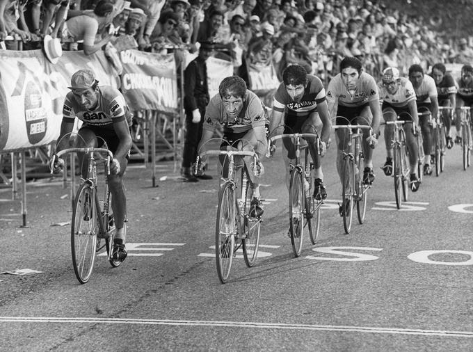 Poulidor (levo) na Touru leta 1972. Dobil ga je Eddie Merckx (četrti z leve). | Foto: Guliverimage/Vladimir Fedorenko