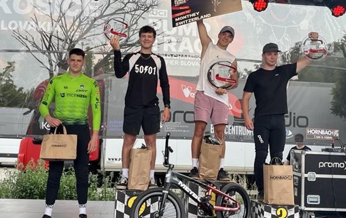Pumptrack Heric | Najhitrejši s kvalifikacijske dirke za svetovno prvenstvo, ki je potekala v Košicah na Slovaškem.  | Foto Sebastjan Heric