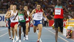 Rudisha zlat, Isinbajeva brez medalje