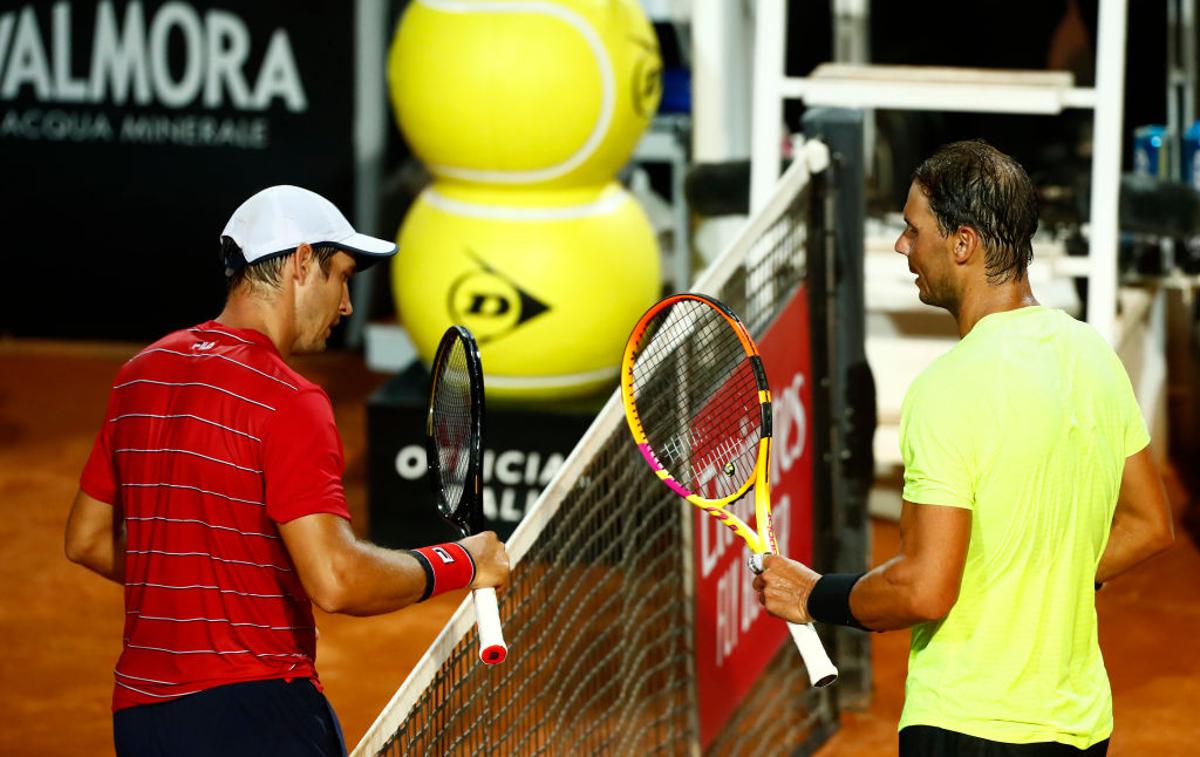 Dušan Lajović in Rafael Nadal | Foto Gulliver/Getty Images