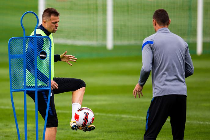 slovenska nogometna reprezentanca, trening | Josip Iličić je odlično pripravljen prišel v reprezentanco. | Foto Grega Valančič/Sportida