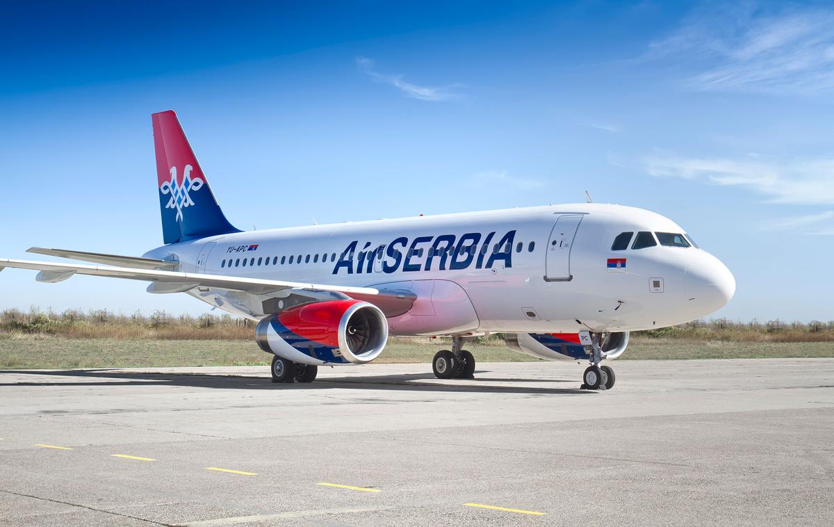 Air Serbia | Air Serbia ima v floti 18 letal, od tega največ airbusov A319.  | Foto Air Serbia