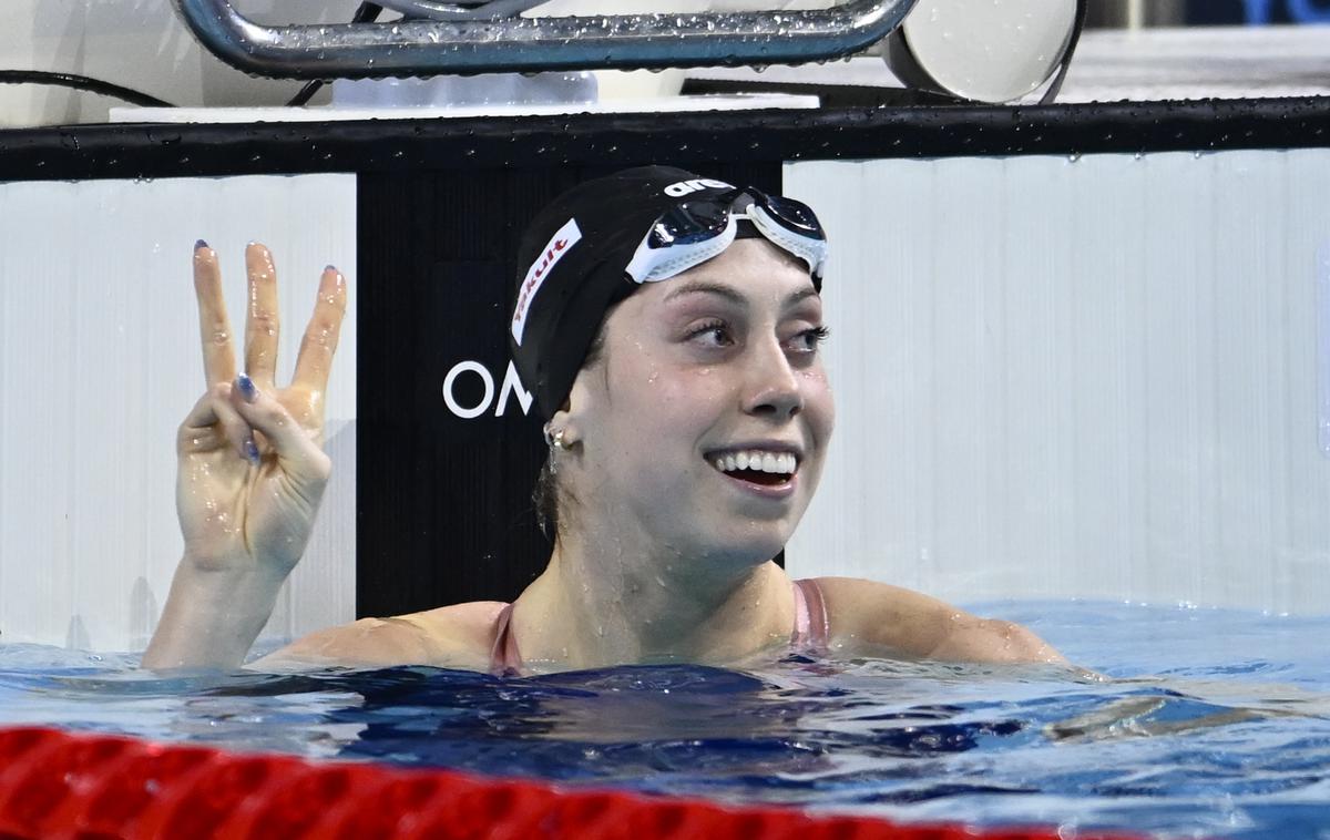 Gretchen Walsh | Gretchen Walsh je popravila svoj svetovni rekord na 100 m delfin. | Foto Guliverimage