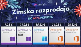 Zimska razprodaja: Microsoft Windows že za 7 evrov