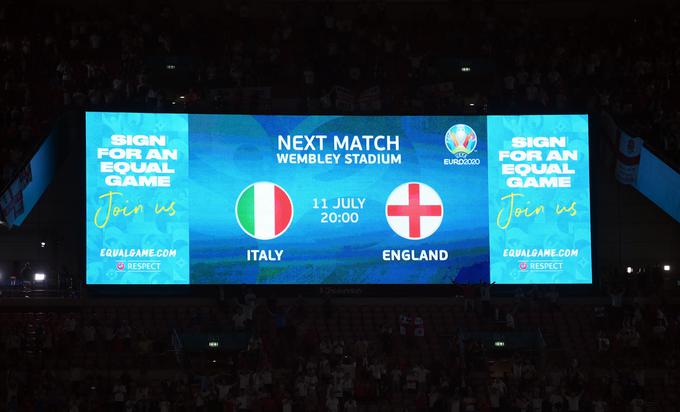 V nedeljo ob 21. uri po slovenskem času se bo začel finale evropskega prvenstva med Italijo in Anglijo. | Foto: Reuters