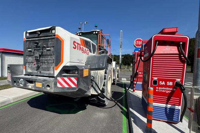 stroj elektrika kamnolom Lukovica | Foto Jernej Suhadolc