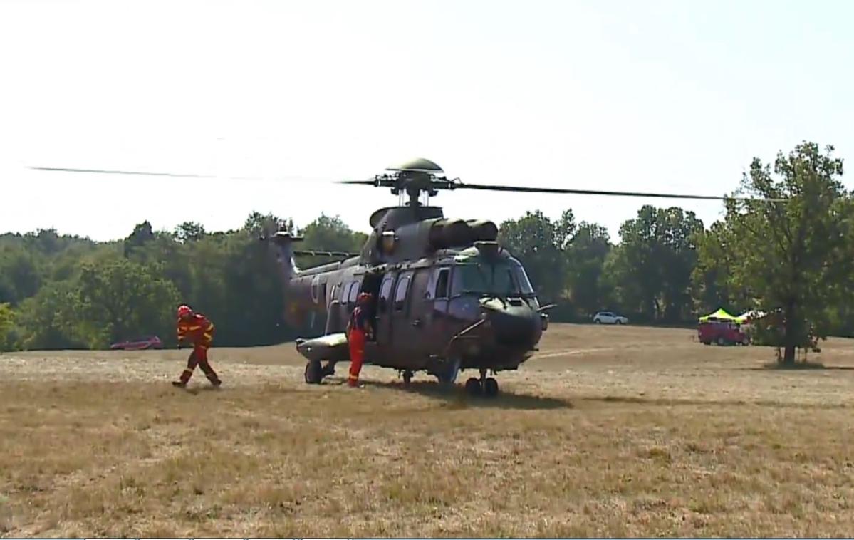 požar, helikopter, vojska | Helikopter je avgusta na pomoč poletel 102-krat. | Foto Planet TV