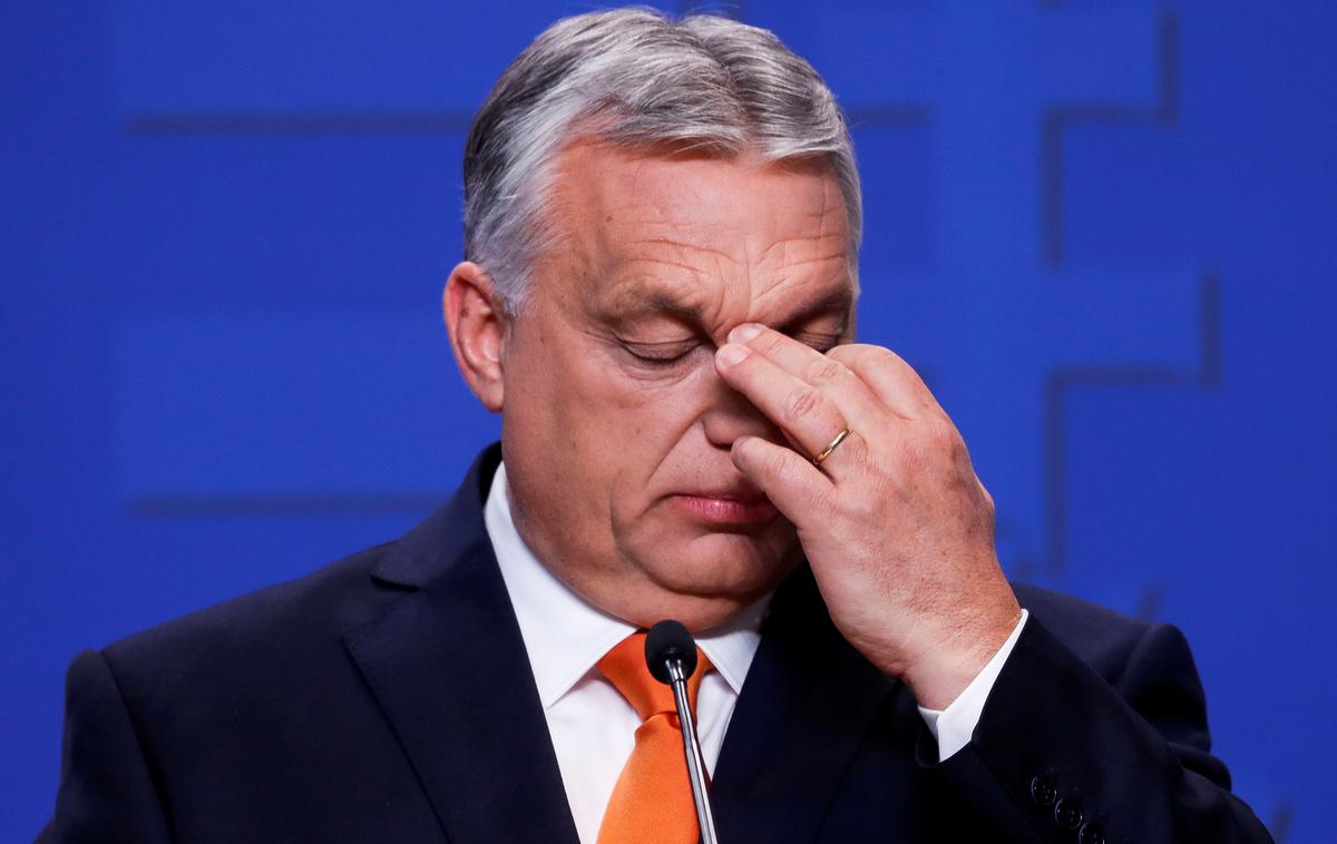 Viktor Orban | Madžarska je tako danes do polnoči imela čas, da predloži svoje pripombe in morebitne dodatne informacije, zlasti o sorazmernosti ukrepov, ki jih je predvidela komisija. | Foto Reuters