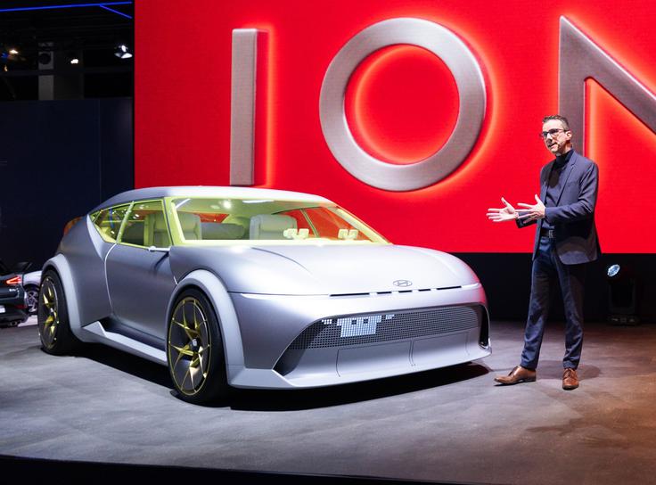 Koncept ioniqa 3 na avtomobilski razstavi v Bruslju | Foto: Hyundai