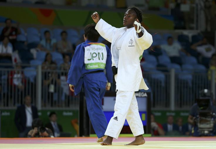 Clarisse Agbegnenou je dokazala, da ji ni para.
 | Foto: Reuters
