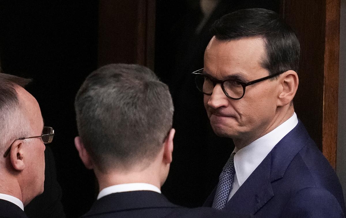 Mateusz Morawiecki | Nekdanji premier zahteva vpogled v dokaze in je dejal, da bo obtožbe komentiral, ko bo prejel in preučil utemeljitev, navaja PAP. | Foto Reuters