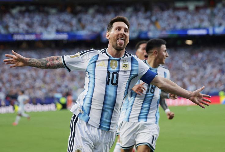 Lionel Messi je postal prvi nogometaš, ki je nastopil na šestih zaporednih svetovnih prvenstvih. | Foto: Reuters
