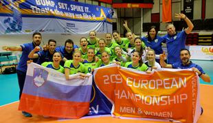 Slovenske odbojkarice po gladki zmagi drugič na evropsko prvenstvo