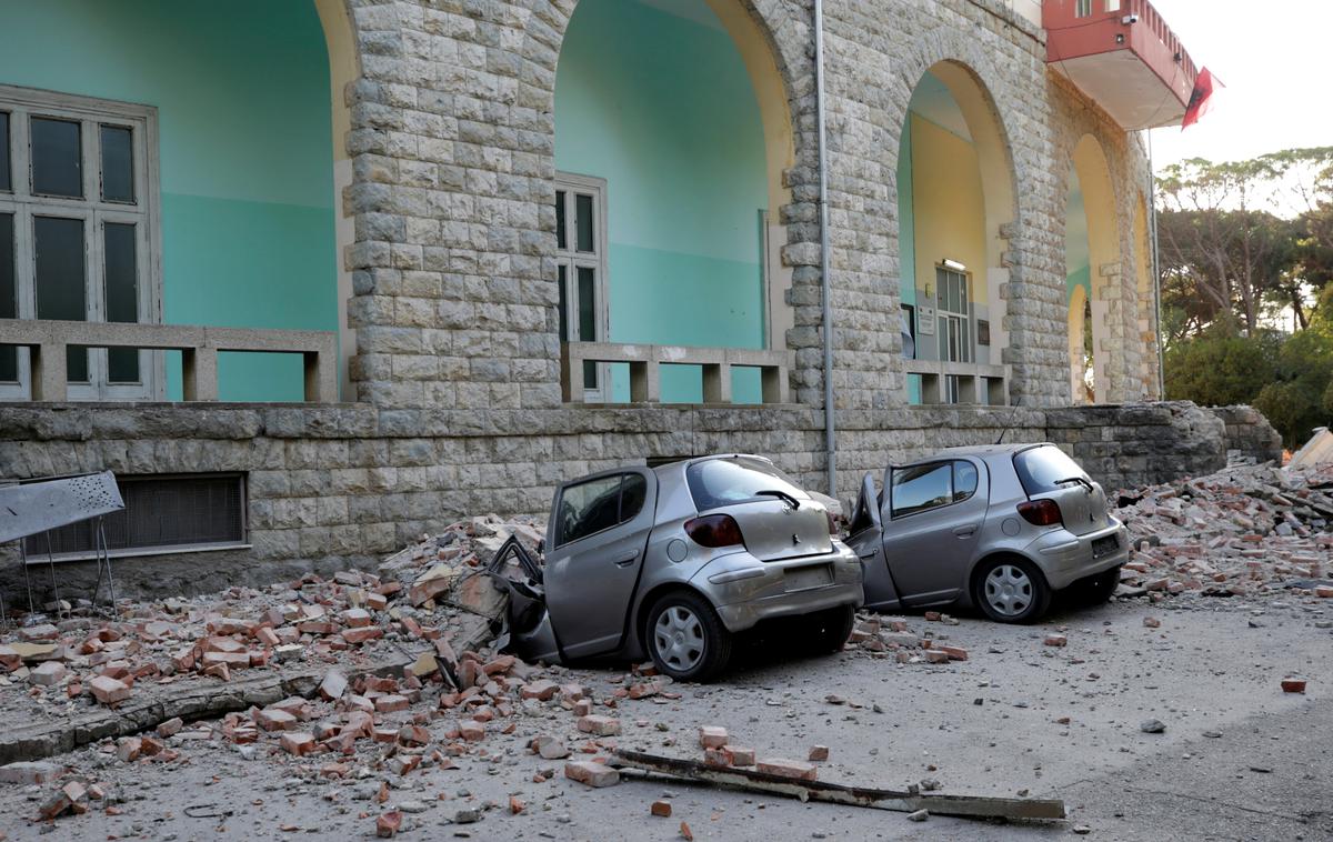 Posledice potresa v Albaniji | Foto Reuters