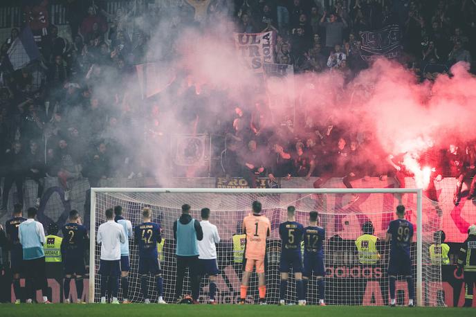 Maribor - Olimpija, 1. SNL | Derbi v Ljudskem vrtu se je končal brez zadetkov. | Foto Grega Valančič/Sportida