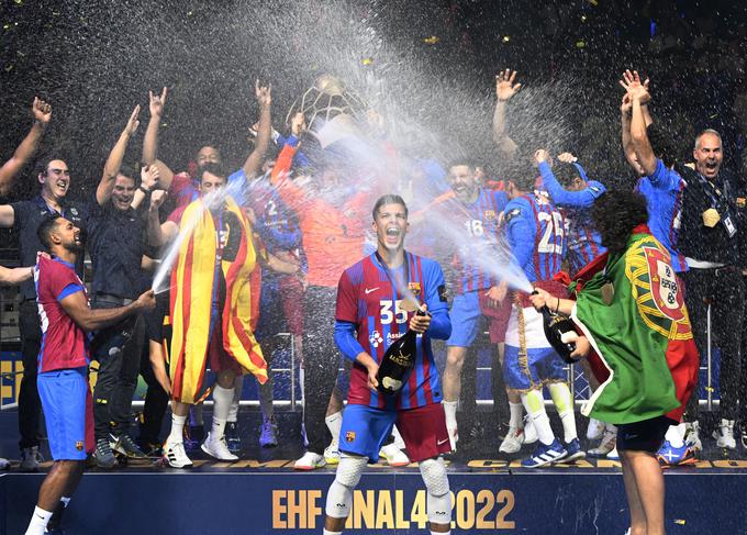 Barceloni sta do zadnjega evropskega naslova pomagala tudi Blaž Janc in Domen Makuc. | Foto: Guliverimage/Vladimir Fedorenko