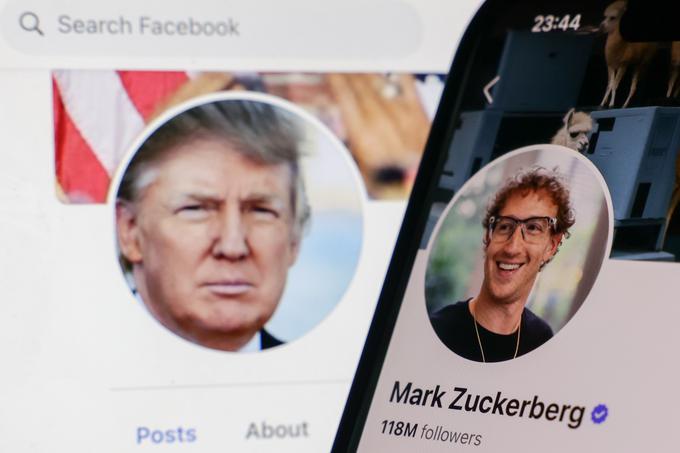 Marku Zuckerbergu v zadnjih dneh mnogi očitajo, da je zavrgel svoje stare vrednote, da bi ugajal Donaldu Trumpu, ko ta ponovno zasede Belo hišo. Drugi kritiki medtem menijo, da Zuckerbergove dozdajšnje vrednote v resnici sploh nikoli niso obstajale in da ga zanima samo ena stvar – čim večja uporaba njegovih družbenih omrežij. | Foto: Reuters