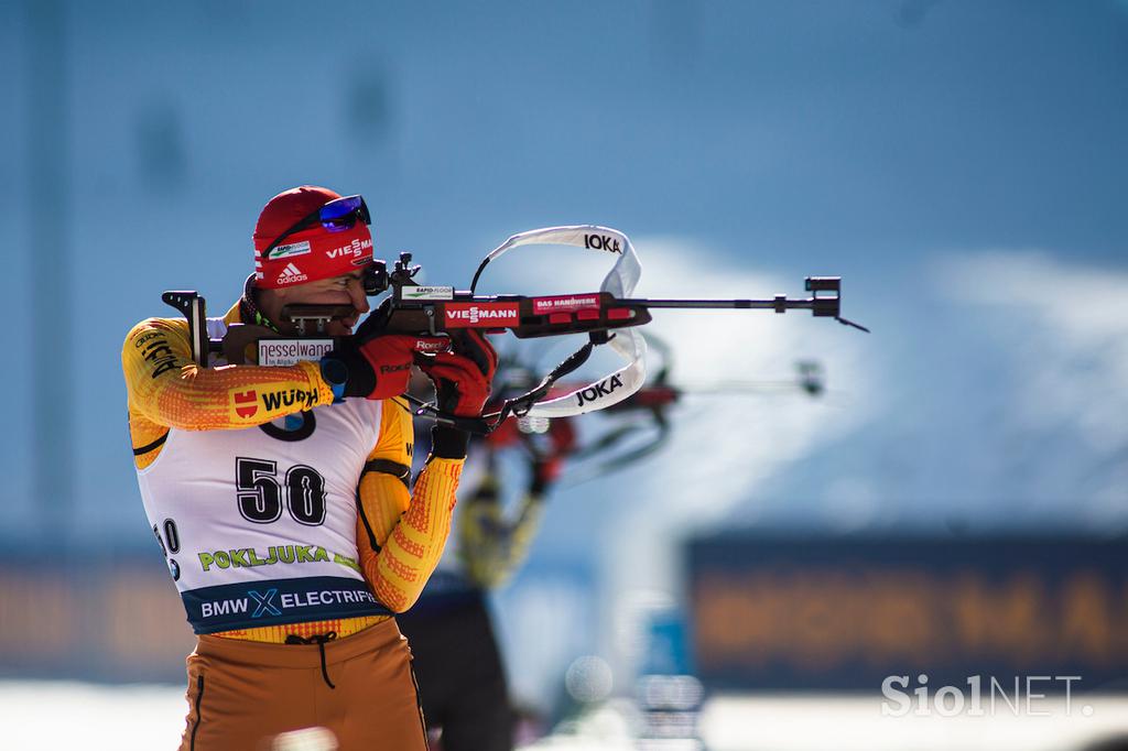 Pokljuka, 20 km, prvi dan