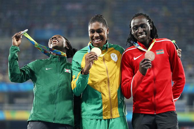 Tudi atletinjama Francine Niyonbasa iz Borundija in Margaret Wambui iz Kenije, drugi in tretji z olimpijskih iger v Riu, so očitali povišano raven testosterona v krvi. | Foto: Getty Images