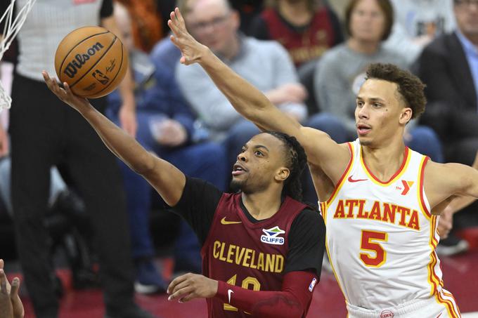 Darius Garland  je ob zmagi dosegel 26 točk. | Foto: Reuters