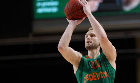 Cedevita Olimpija v drugem polčasu pokvarila dober vtis