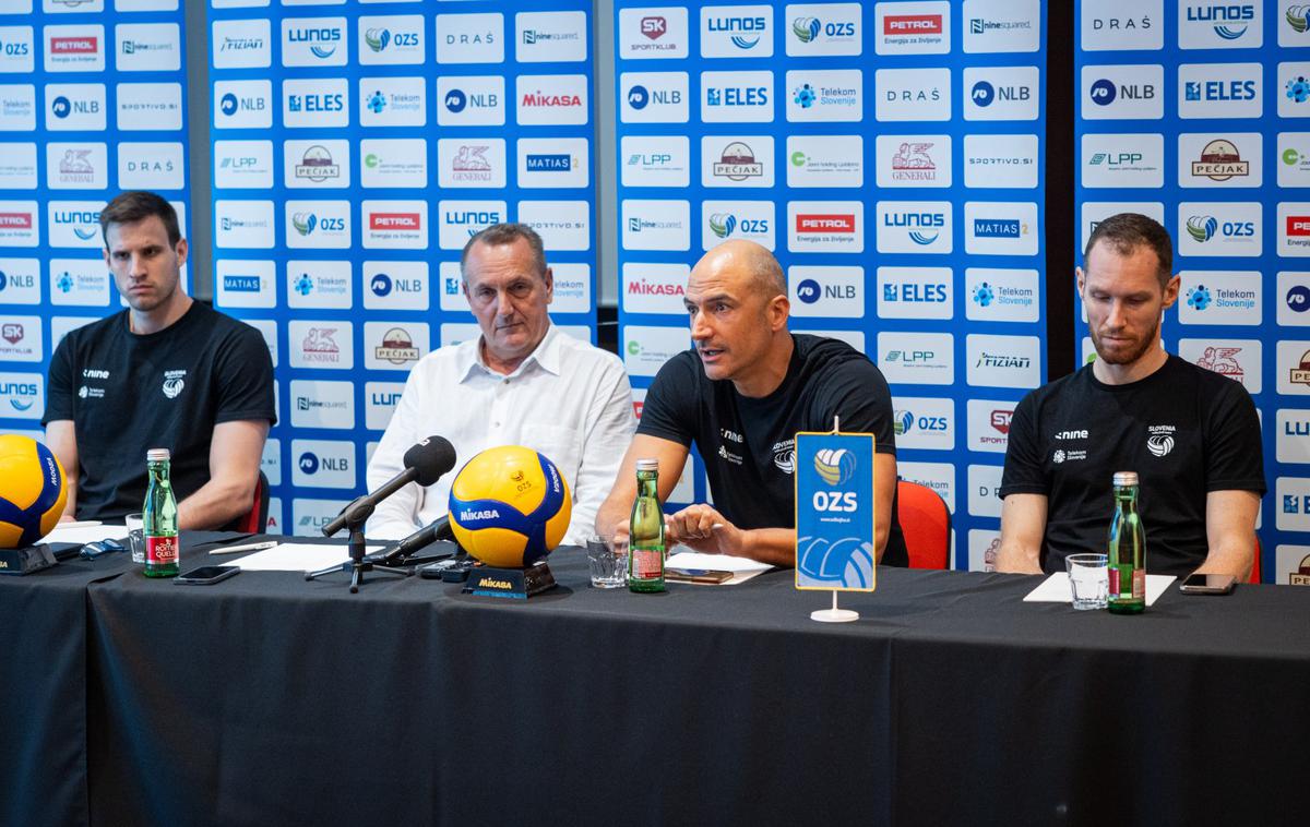 slovenska odbojkarska reprezentanca | Slovenska odbojkarska reprezentanca bo prihodnji teden med 16. in 20. julijem v Stožicah gostila tretji turnir lige narodov.  | Foto Bor Slana/STA