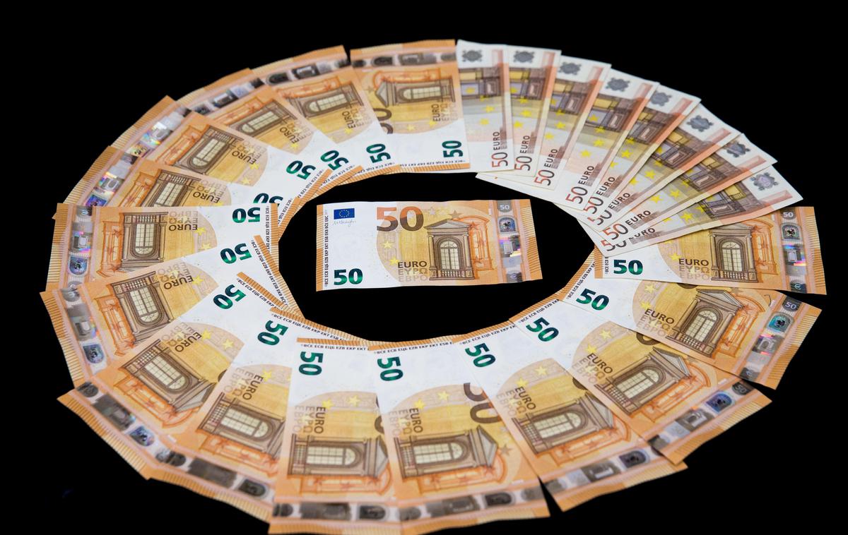 denar bankovec 50 evrov | Foto Vid Ponikvar