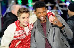 Usher in Justin Bieber v studiu
