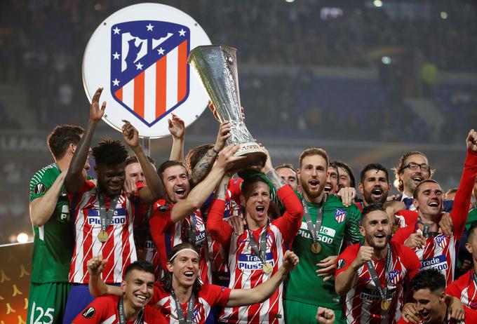 Atletico si je z naslovom zmagovalca evropske lige zagotovil nastop v letošnjem evropskem superpokalu. | Foto: Reuters