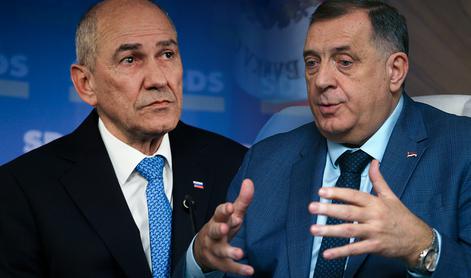 Dodik po sankcijah Slovenije: Volite Janšo