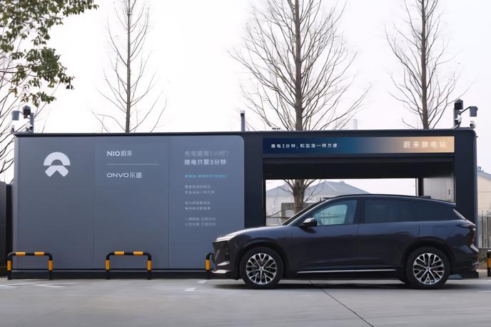 Nio menjava baterije | Foto Nio