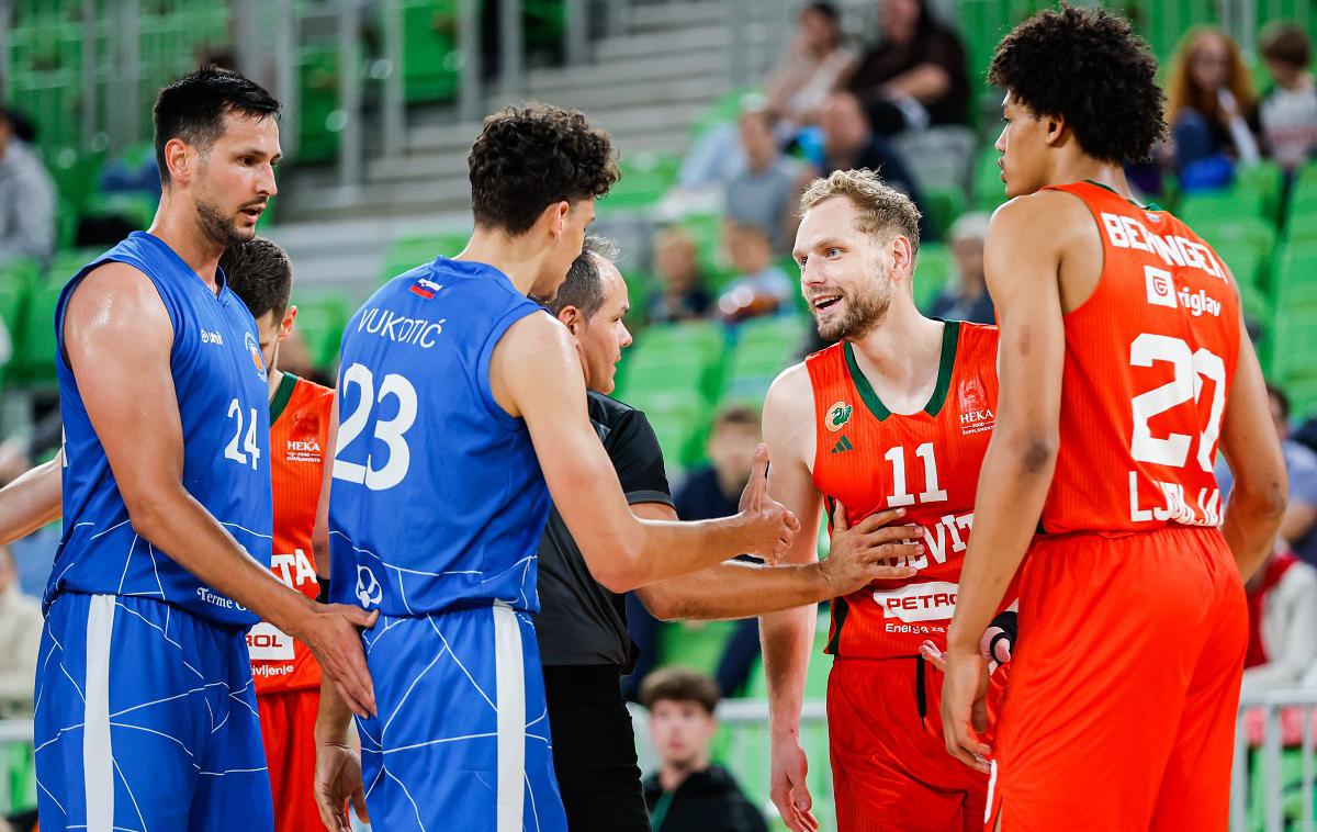 Cedevita Olimpija Terme Olimia | Zmaji so v polfinalu dvakrat premagali Terme Olimio. | Foto Aleš Fevžer