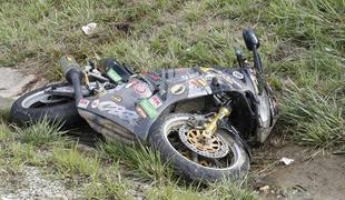 Za tri motoriste v Prekmurju se je konec tedna končal s poškodbami