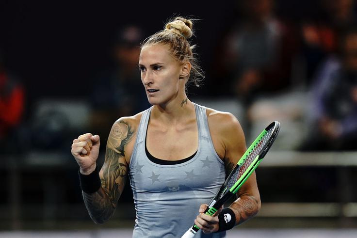 Polona Hercog je bila boljša od Čehinje Siniakove. | Foto: Gulliver/Getty Images
