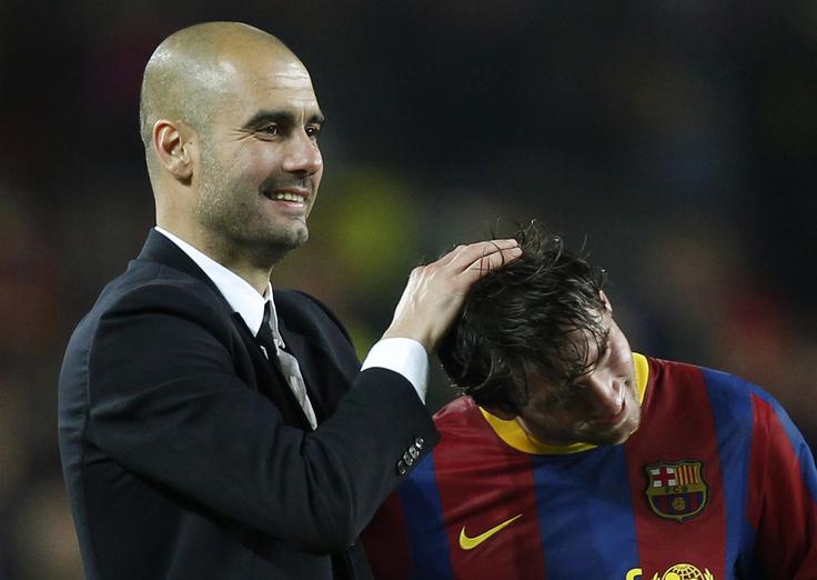 S Josepom Guardiolo sta pri Barceloni osvojila kar 14 lovorik. Tudi dva naslova evropskega prvaka. | Foto: Reuters