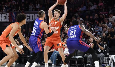 Cedevita Olimpija odlična v prvem polčasu, v polfinale pa Turki po preobratu