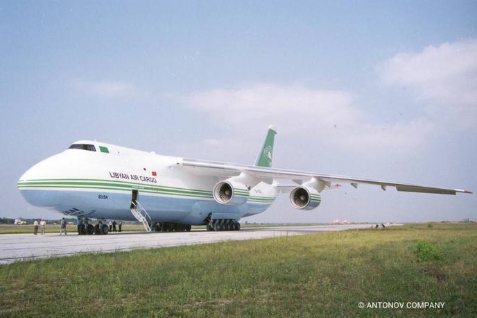 Antonov letalo Libija | Tovorni antonov An-124, ki je v lasti Libije. | Foto Antonov Airlines