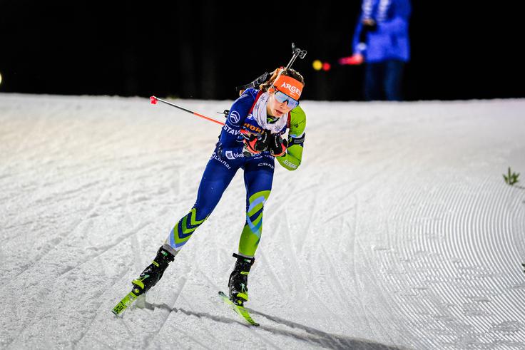 Lena Repinc po prvem skupinskem štartu: To je zares krasna tekma in želim si, da jih v karieri štartam še veliko.  | Foto: Guliverimage