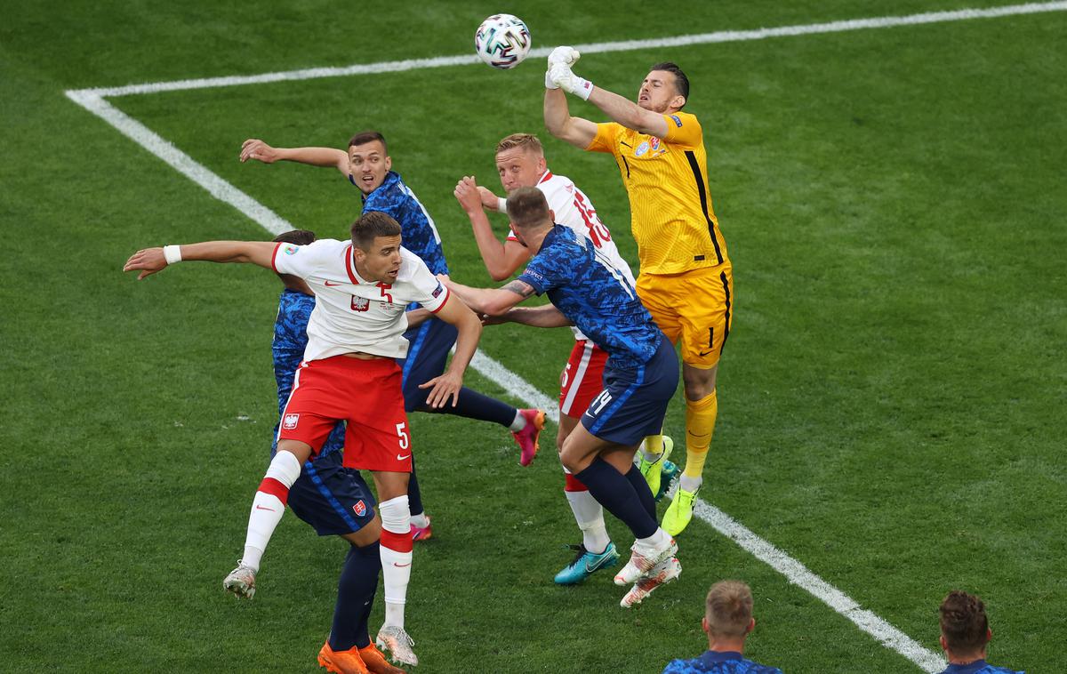 Poljska Slovaška evropsko prvenstvo | Slovaška nogometna reprezentanca je na uvodni tekmi evropskega prvenstva z 2:1 premagala favorizirane Poljake. | Foto Guliverimage